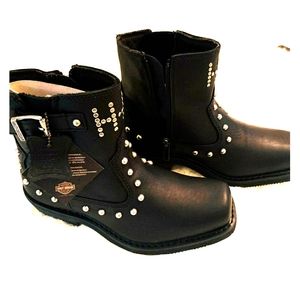 Black Harley Davidson Boots